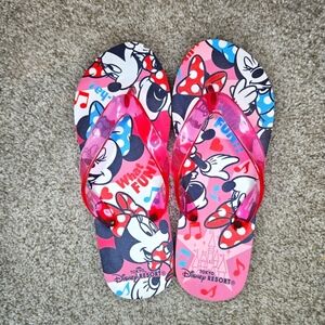Tokyo Disney Minnie Mouse Flip Flops | Size 22-23cm (Women 5.5-6.5 Or Youth 3/4)